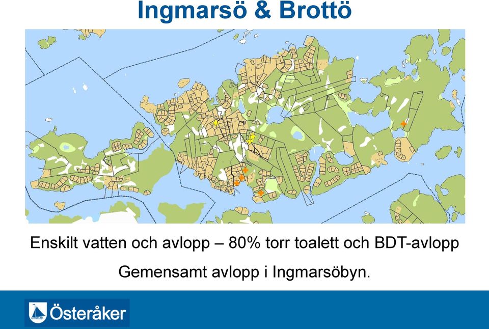 toalett och BDT-avlopp