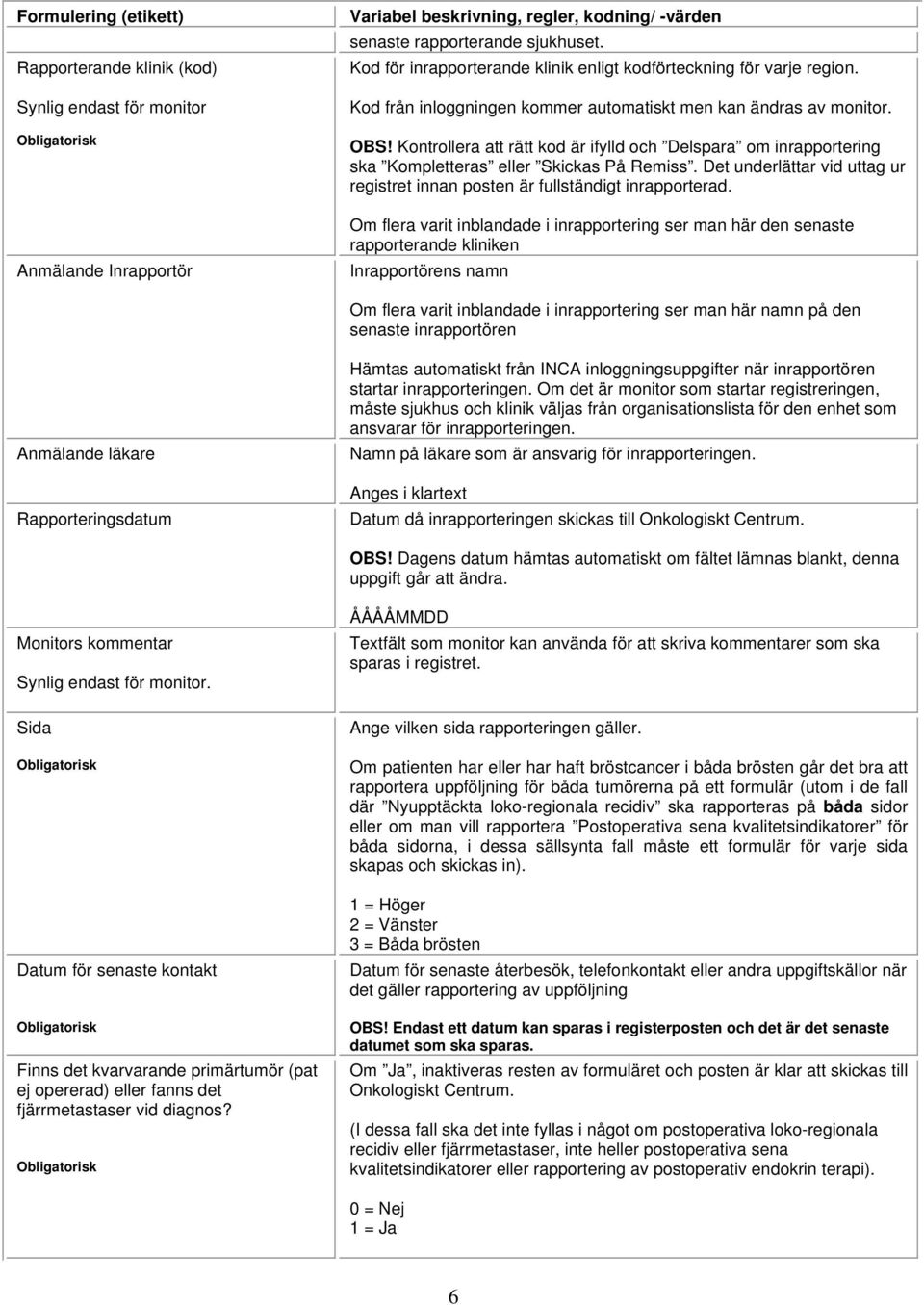 Det underlättar vid uttag ur registret innan posten är fullständigt inrapporterad.