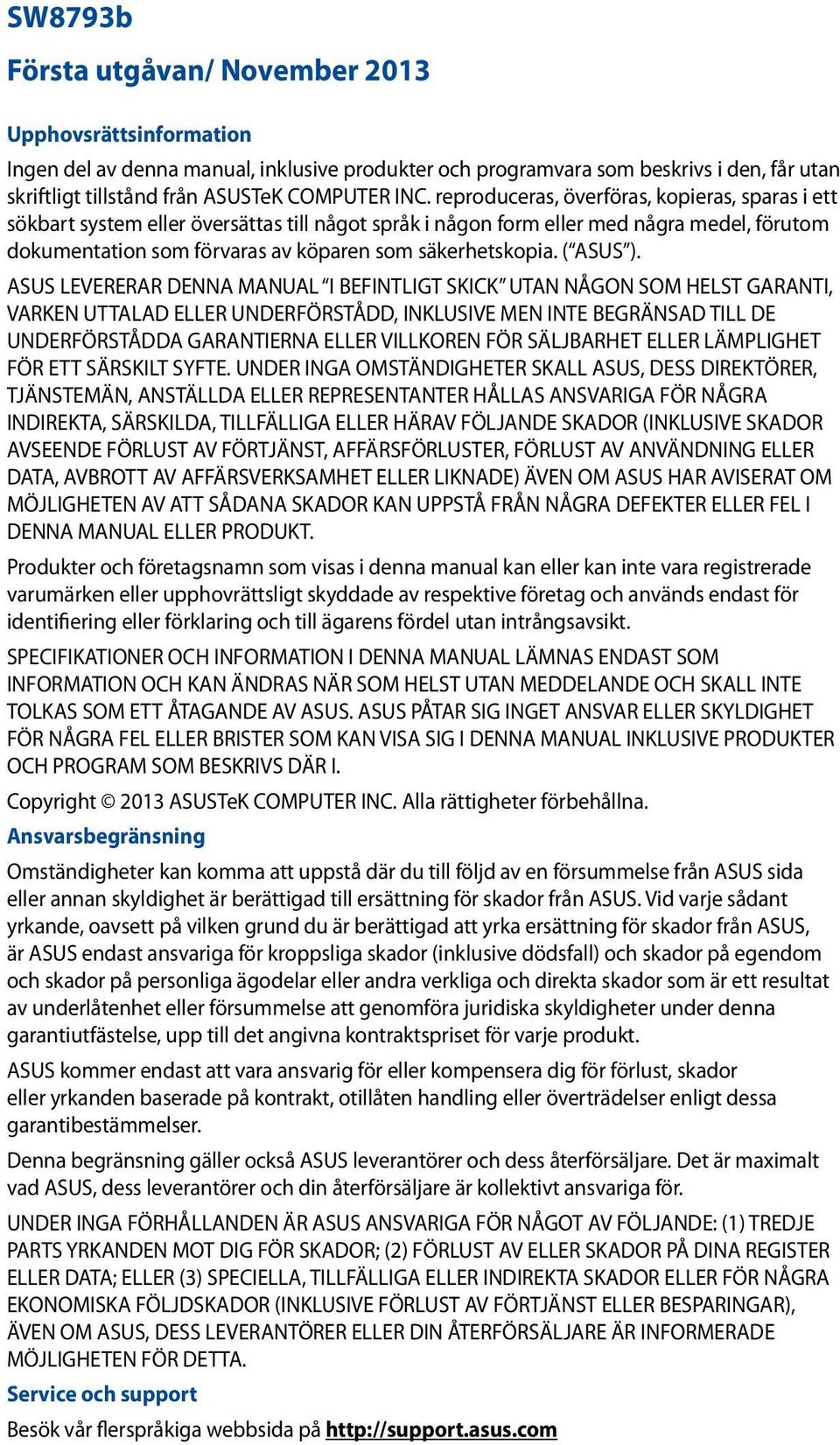 säkerhetskopia. ( ASUS ).