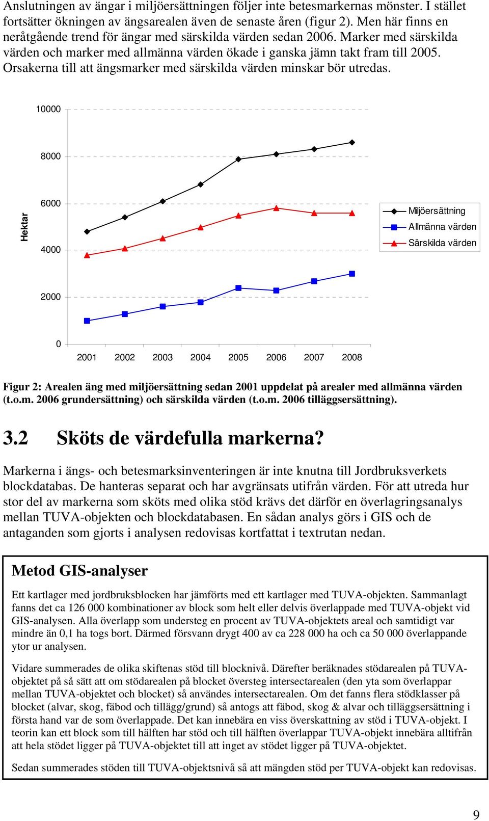 Orsakerna till att ängsmarker med särskilda värden minskar bör utredas.