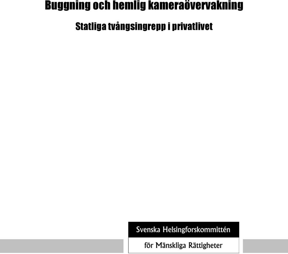 kameraövervakning