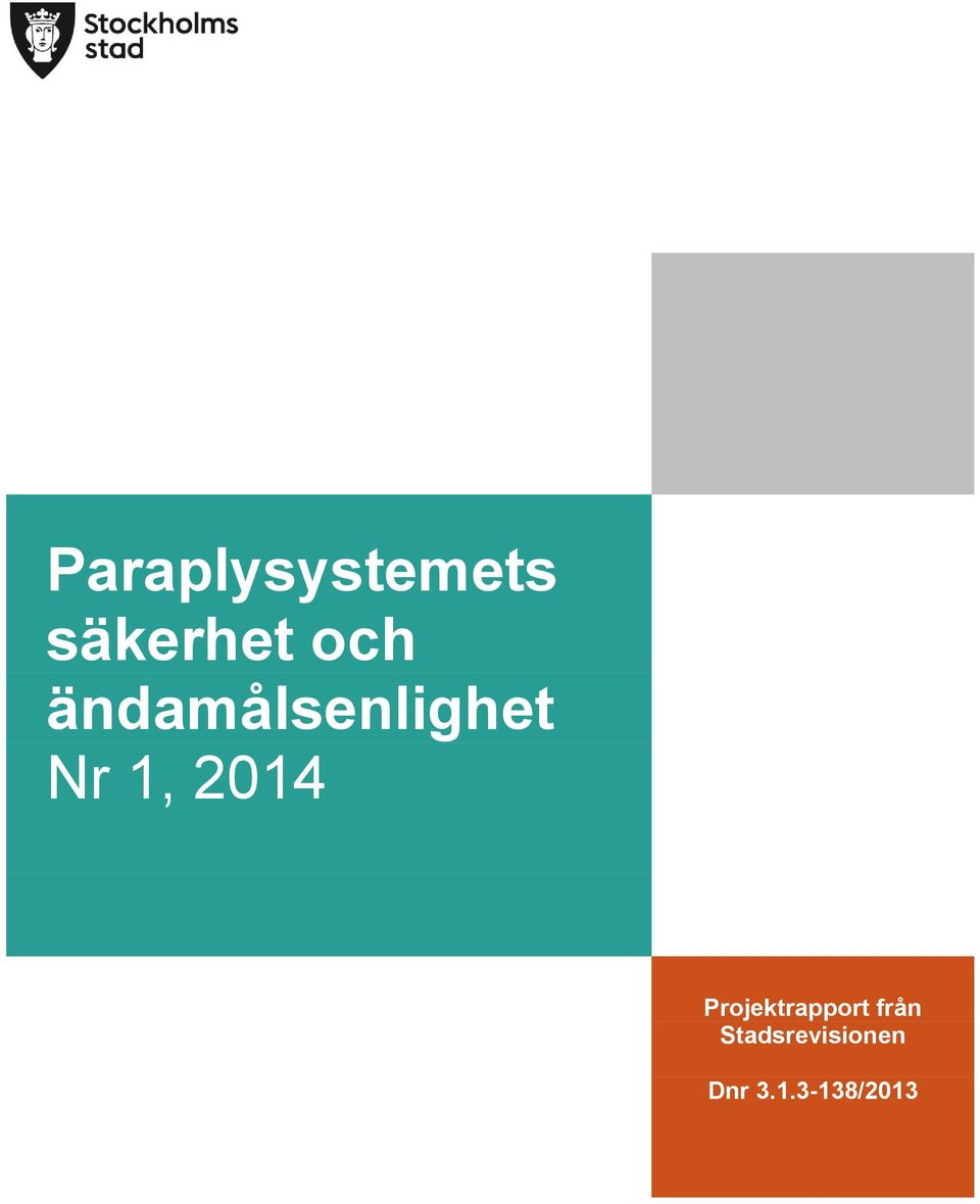 2014 Projektrapport från