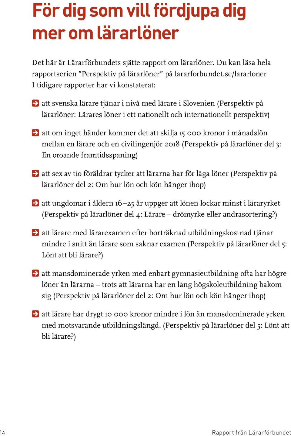 Perspektiv på lärarlöner, del 6. Ge bra lärare högre lön funderar på att  lämna läraryrket - PDF Free Download