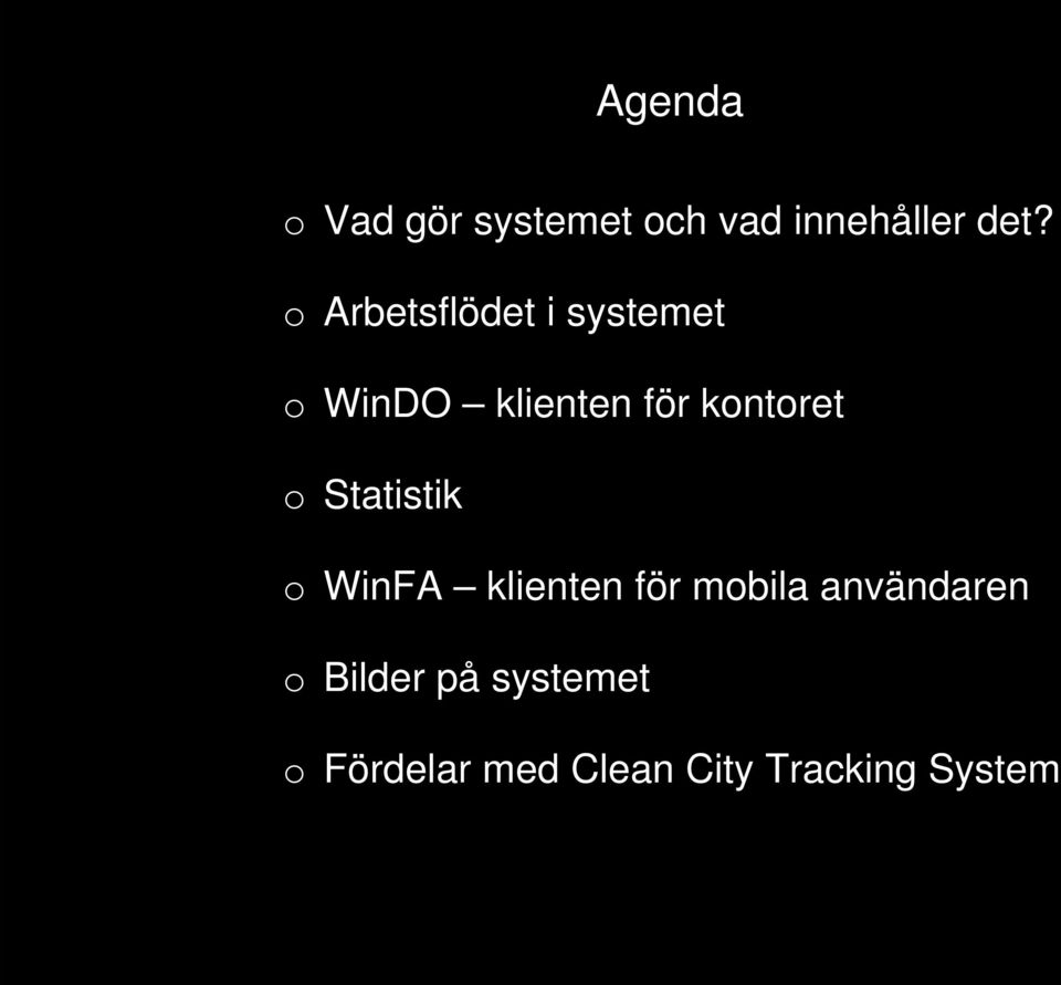 kontoret o Statistik o WinFA klienten för mobila