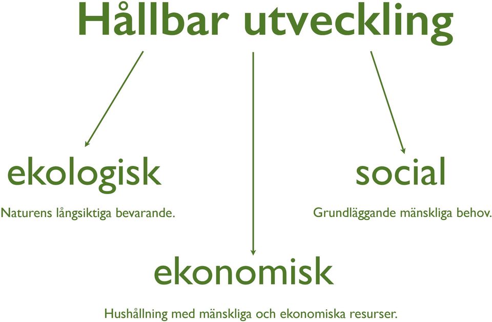 social Grundläggande mänskliga behov.