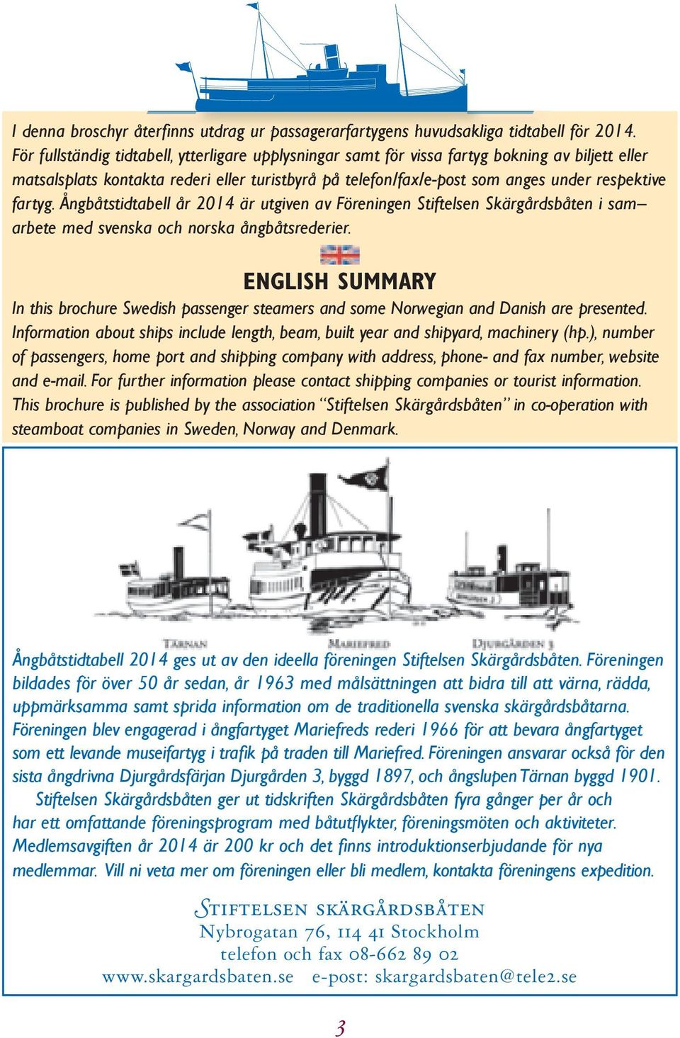 Utdrag ur Sveriges passagerarångbåtars tidtabeller år PDF Free Download