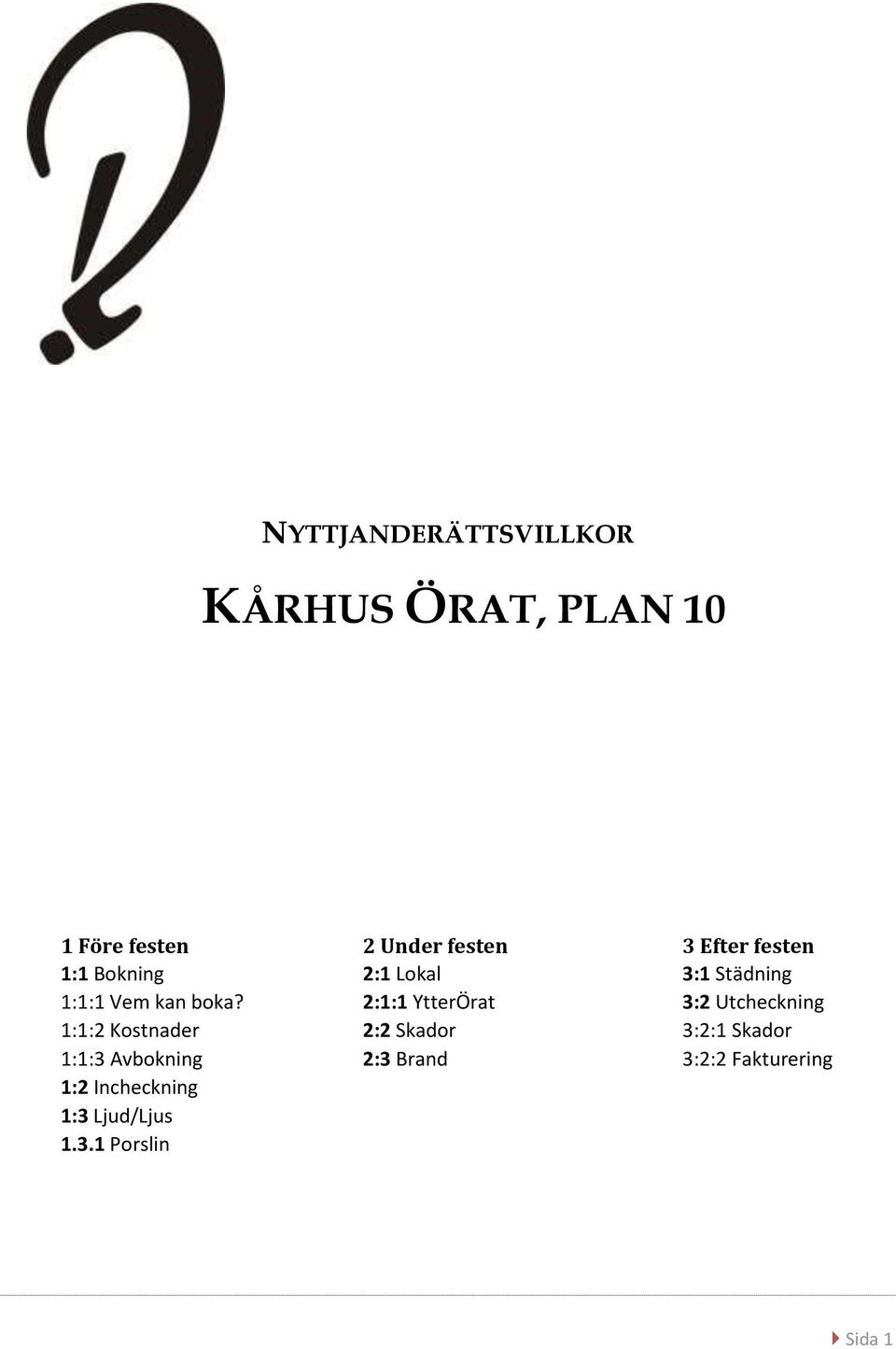 1:1:2 Kostnader 1:1:3 