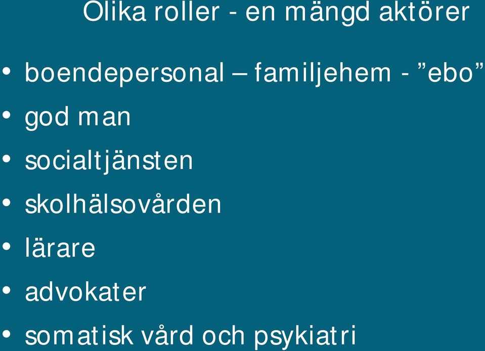 man socialtjänsten skolhälsovården