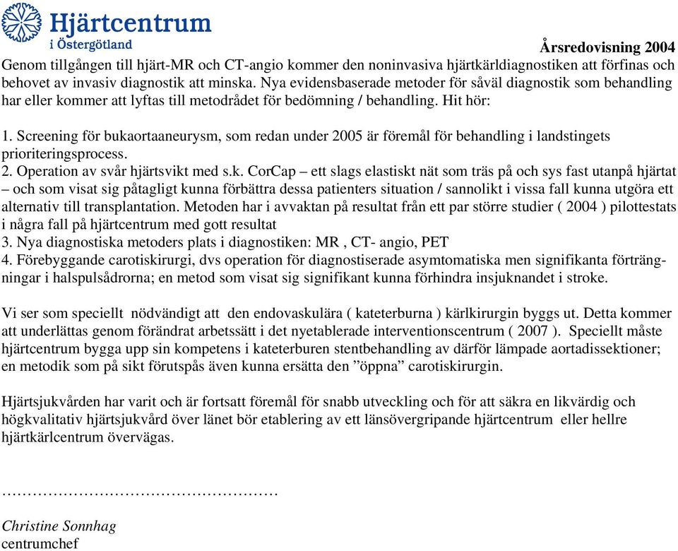 Screening för buka