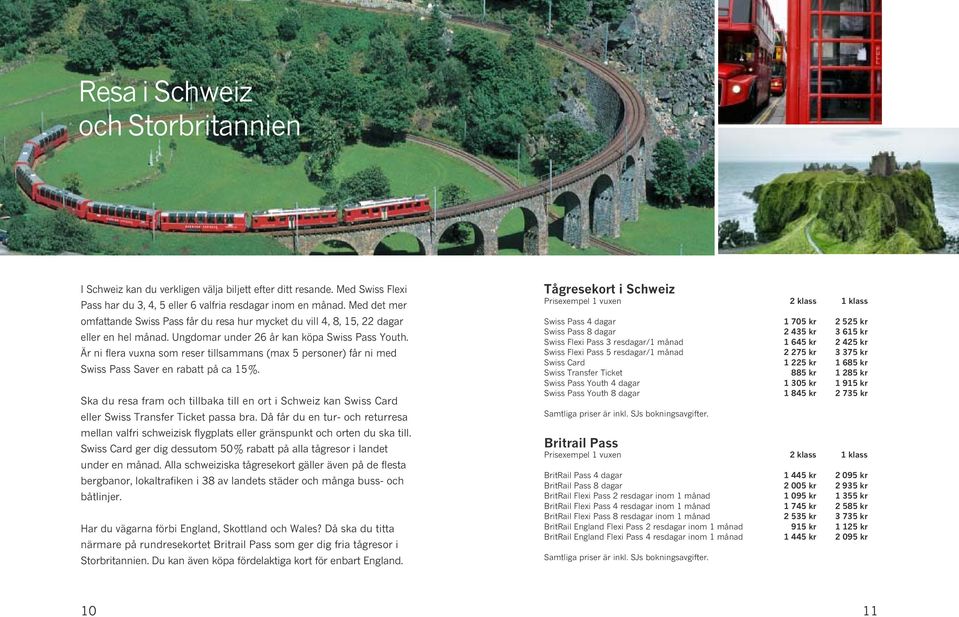Är ni flera vuxna som reser tillsammans (max 5 personer) får ni med Swiss Pass Saver en rabatt på ca 15%.