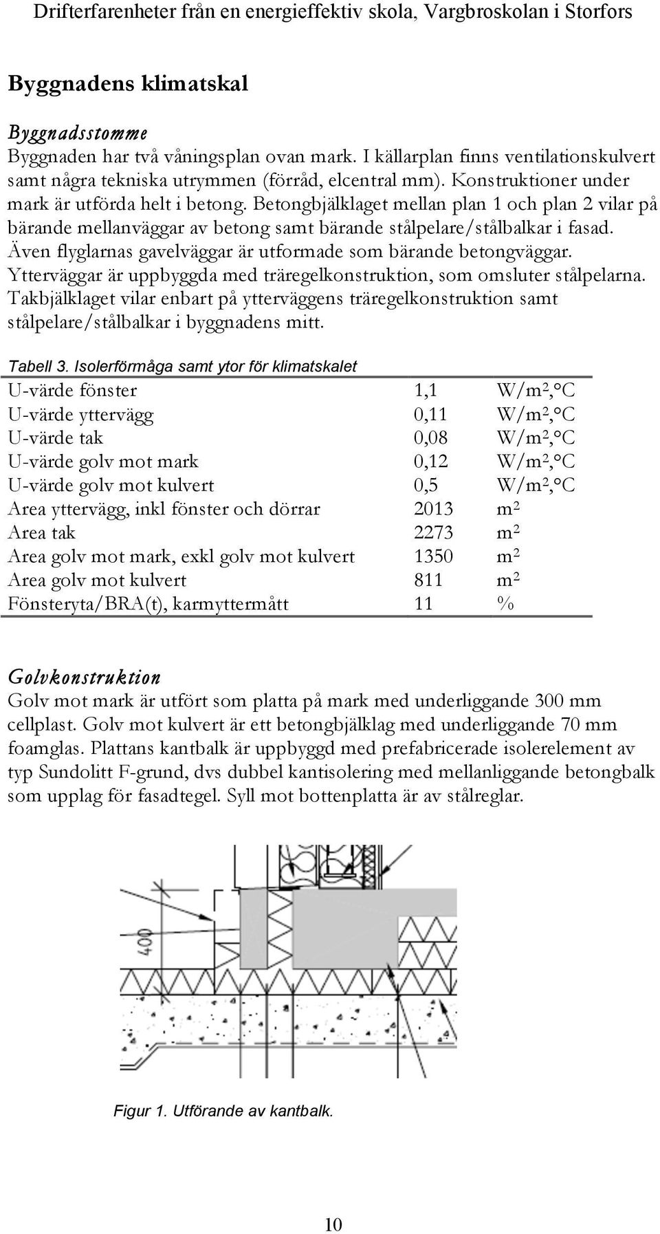 Betongbjälklaget mellan plan 1 och plan 2 vilar på bärande mellanväggar av betong samt bärande stålpelare/stålbalkar i fasad. Även flyglarnas gavelväggar är utformade som bärande betongväggar.