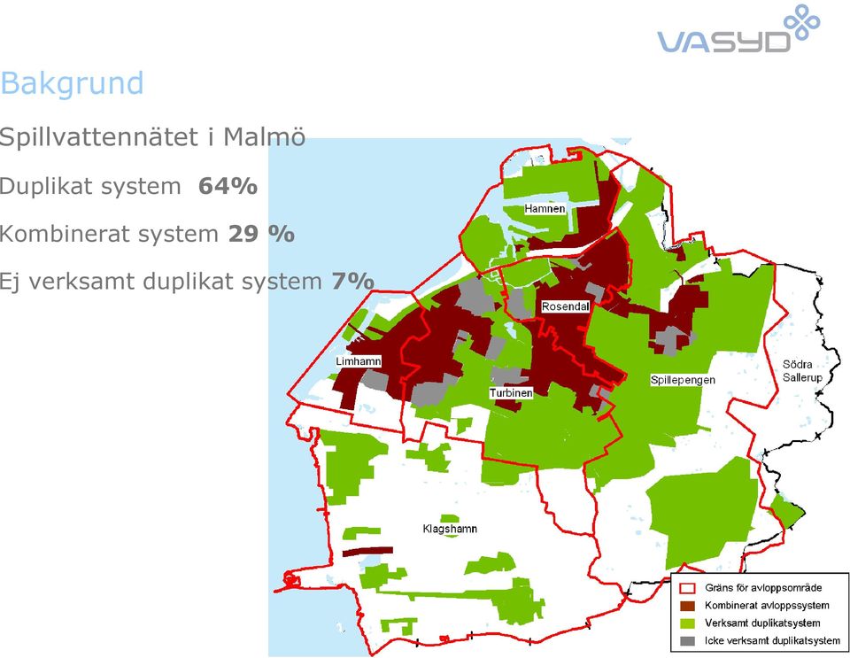 64% Kombinerat system 29 %