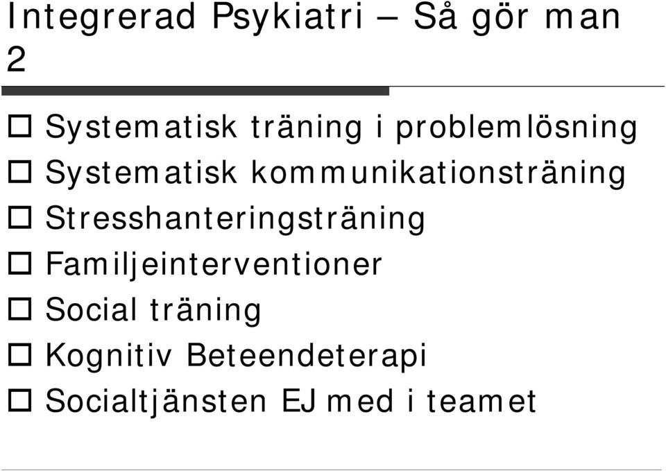 Stresshanteringsträning Familjeinterventioner Social