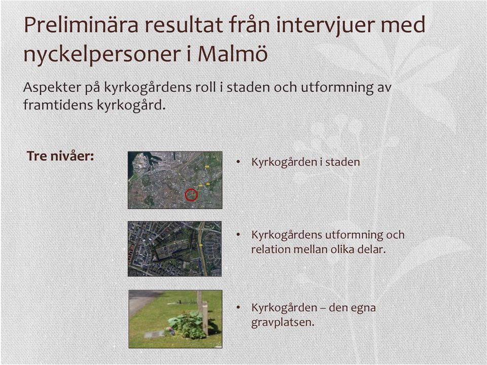 framtidens kyrkogård.