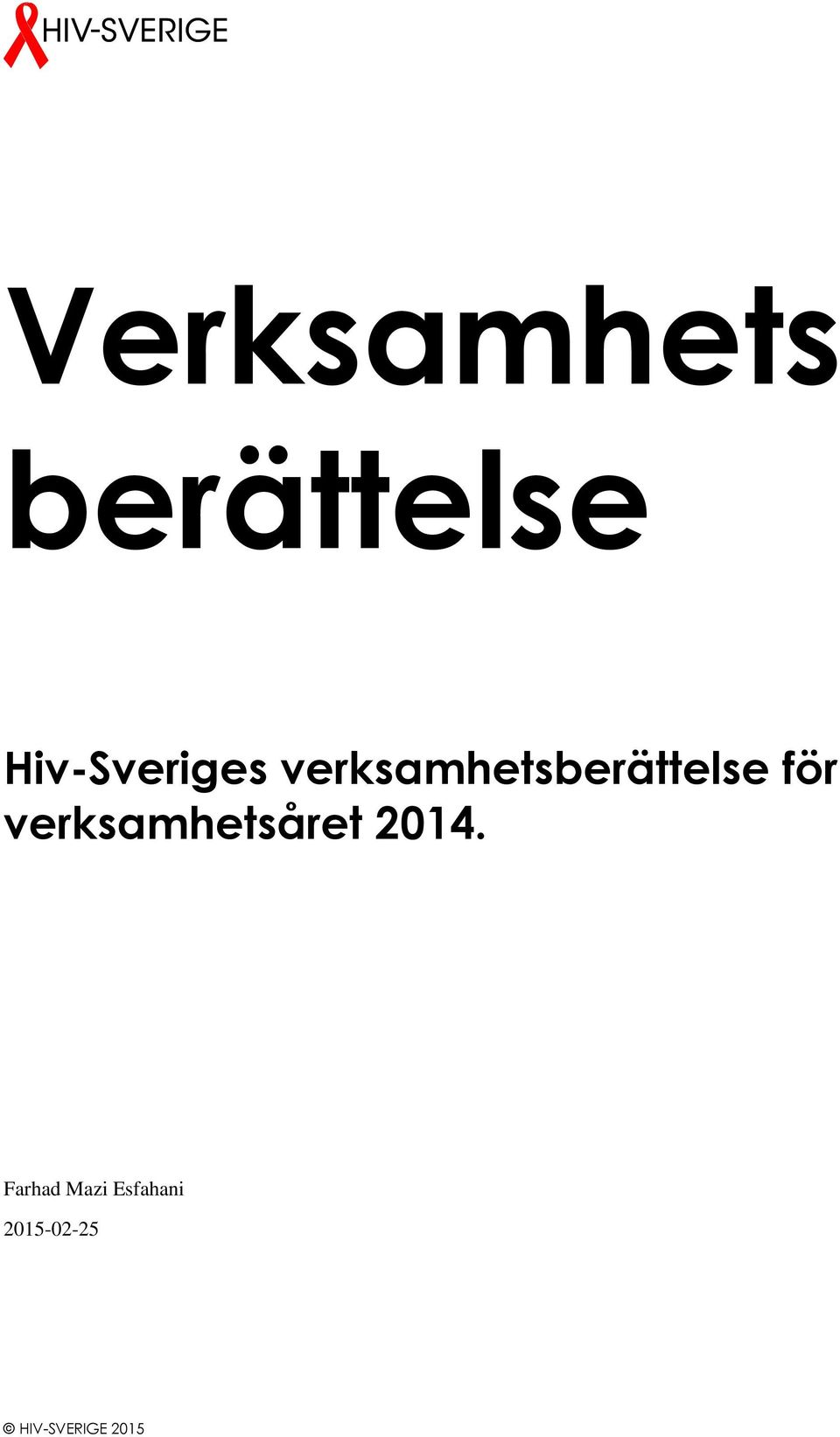 verksamhetsberättelse för