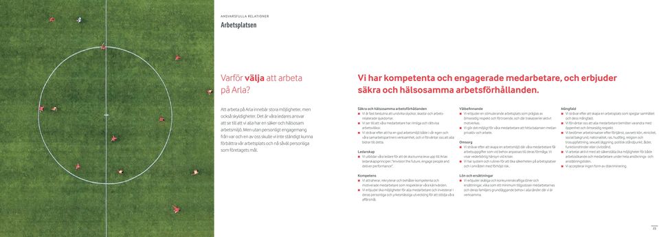 Men utan personligt engagemang från var och en av oss skulle vi inte ständigt kunna förbättra vår arbetsplats och nå såväl personliga som företagets mål.