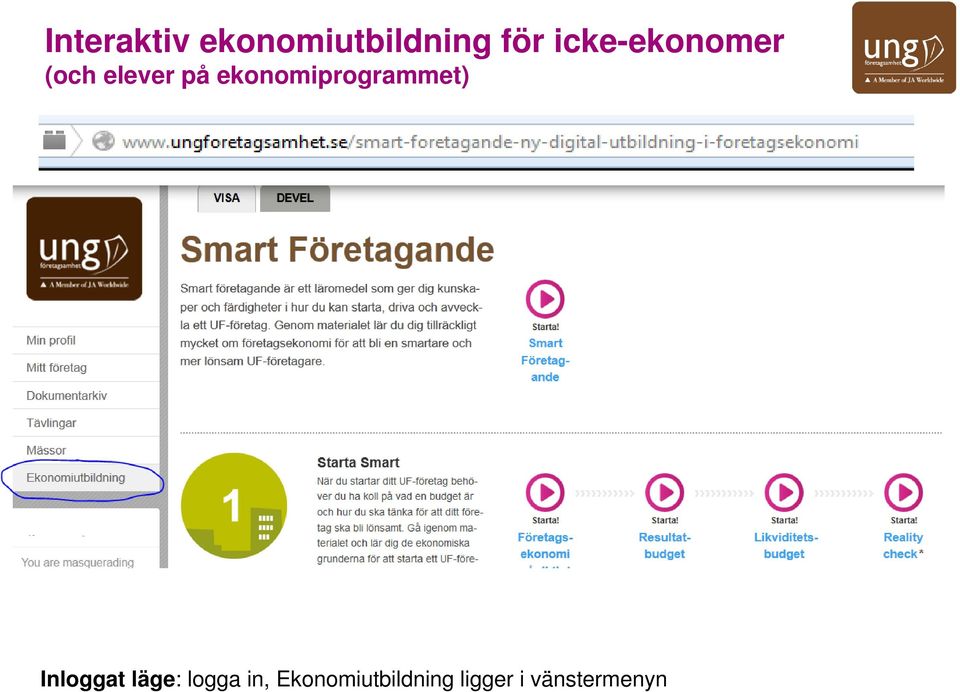 ekonomiprogrammet) Inloggat läge: