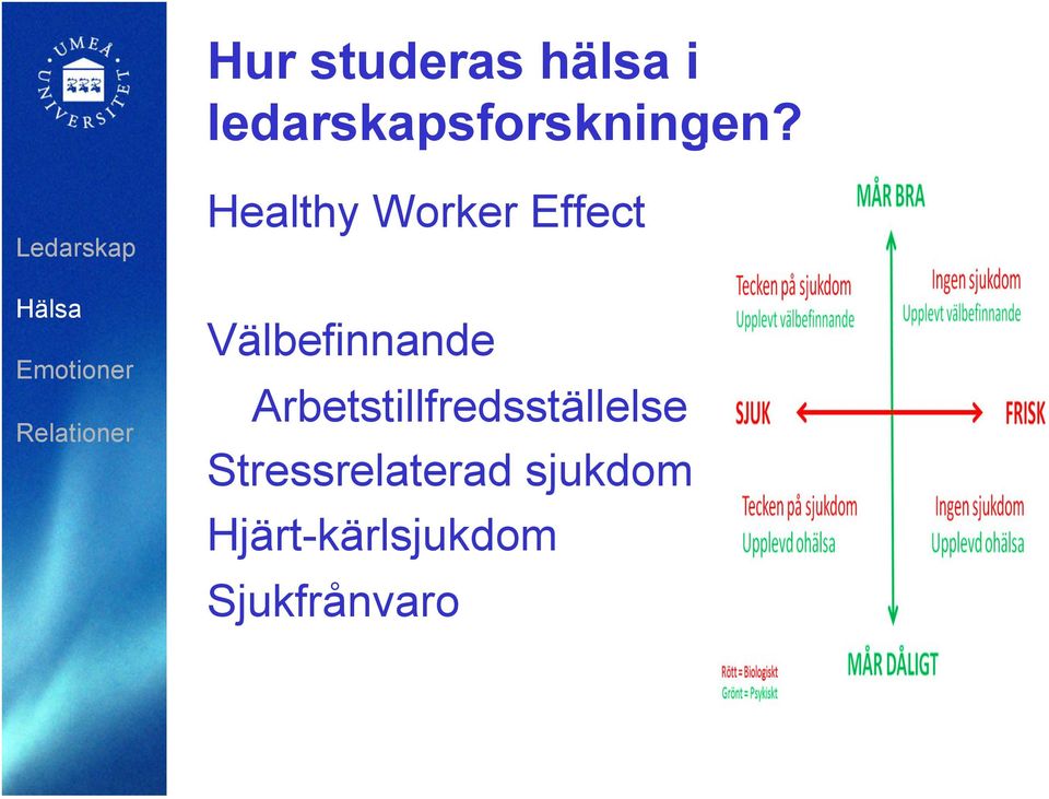 Välbefinnande Arbetstillfredsställelse