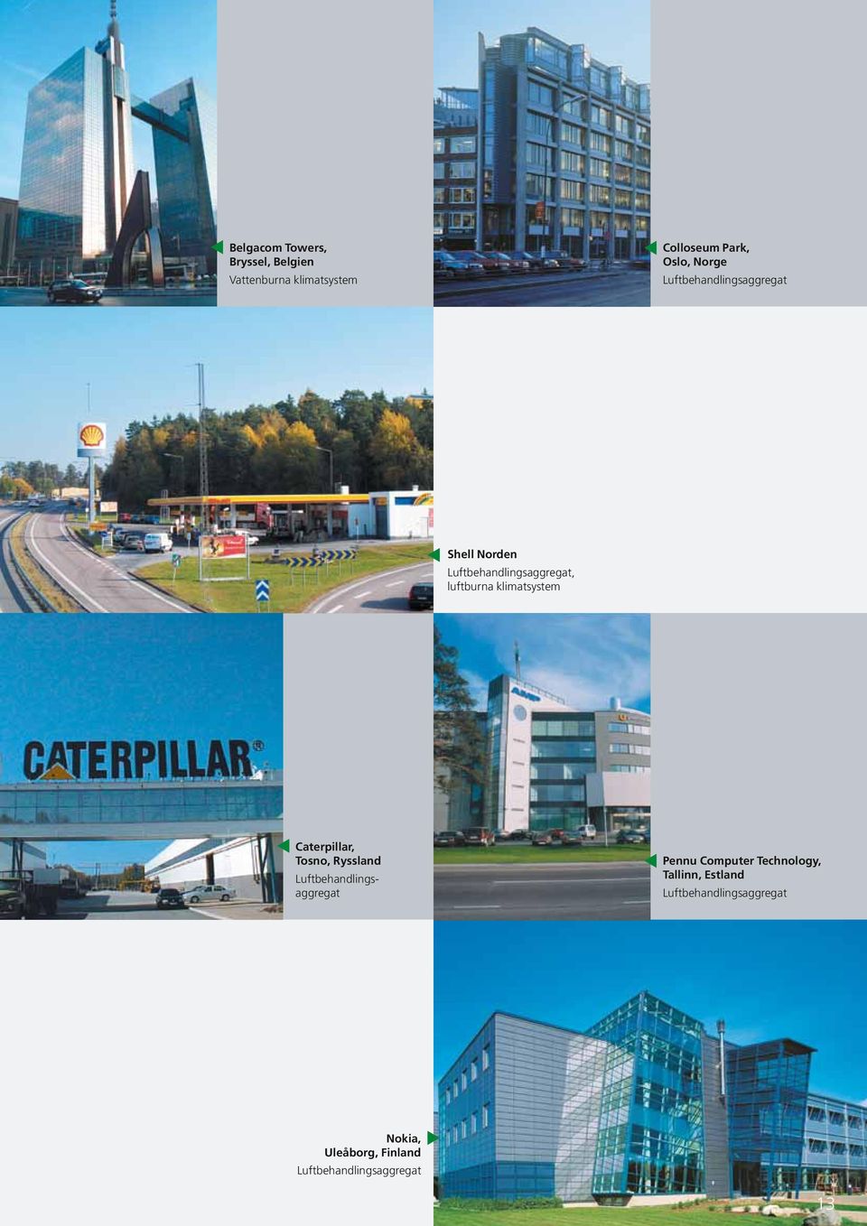 luftburna klimatsystem Caterpillar, Tosno, Ryssland