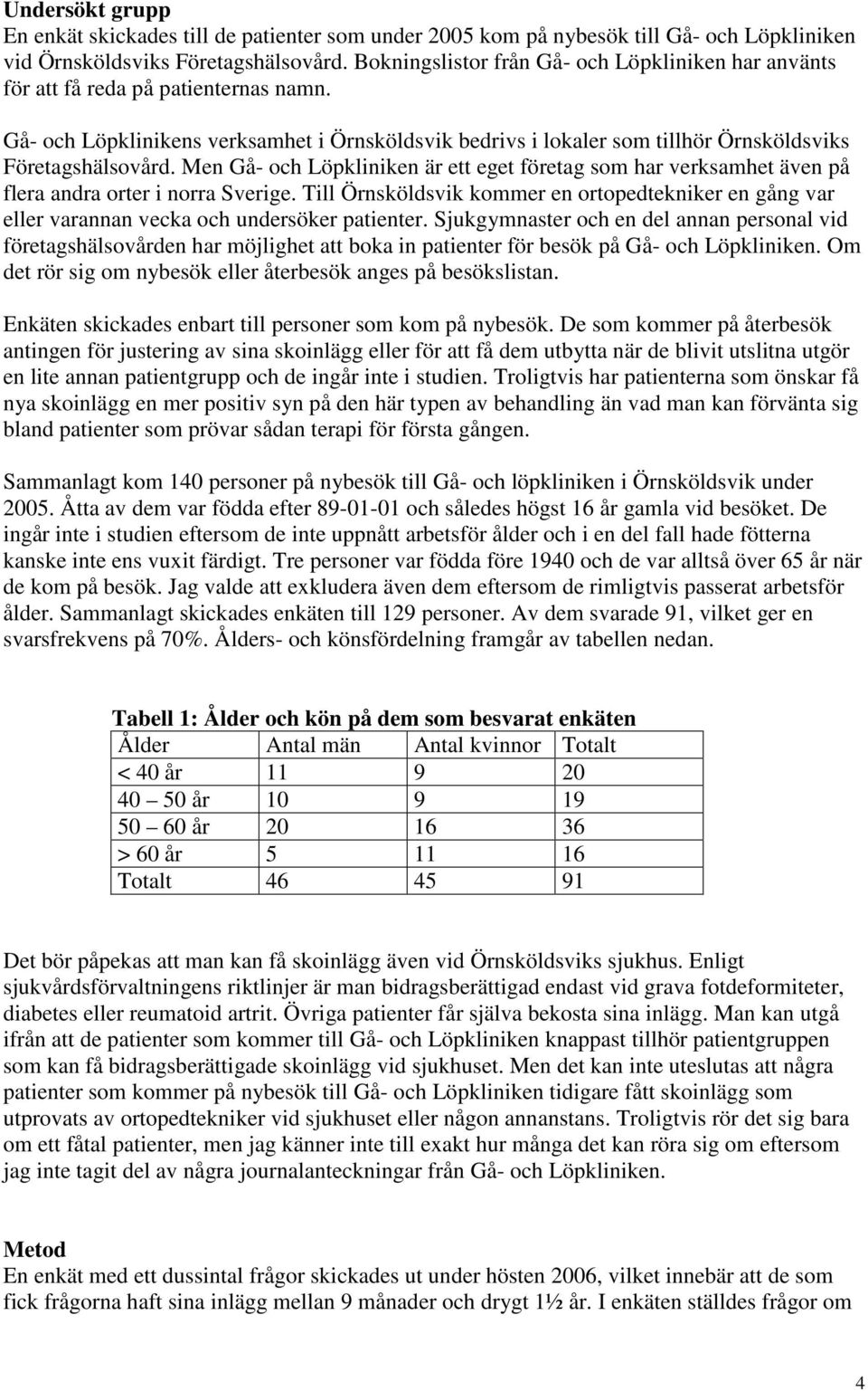 Men Gå- och Löpkliniken är ett eget företag som har verksamhet även på flera andra orter i norra Sverige.