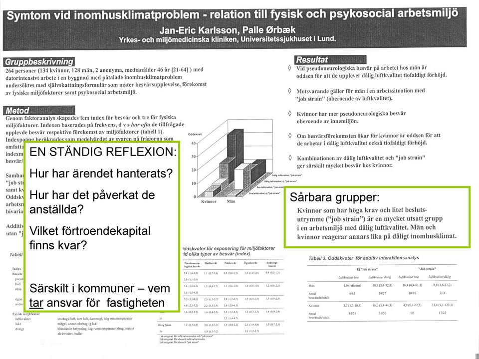 Sårbara grupper: Vilket förtroendekapital