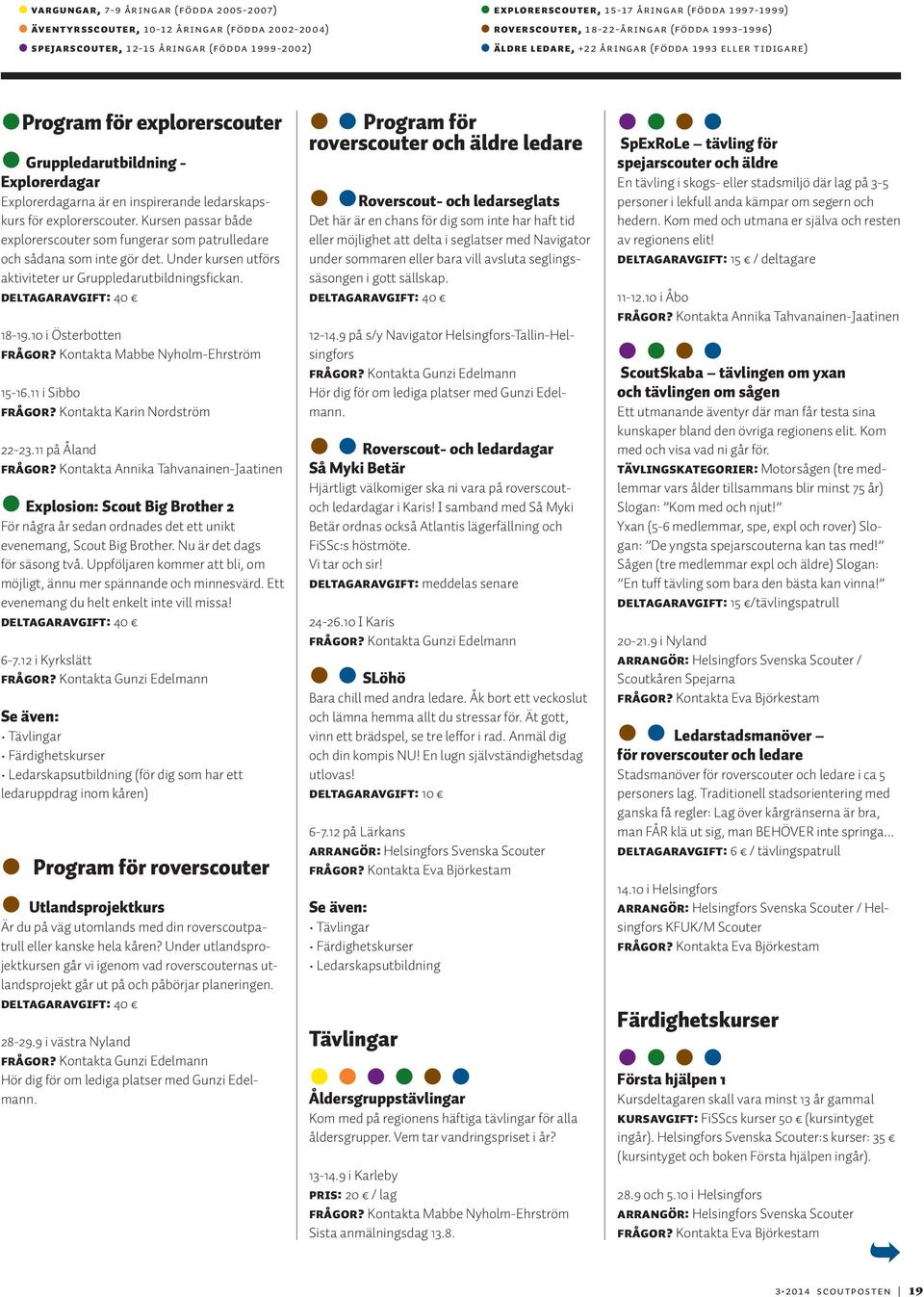 ledarskapskurs för explorerscouter. Kursen passar både explorerscouter som fungerar som patrulledare och sådana som inte gör det. Under kursen utförs aktiviteter ur Gruppledarutbildningsfickan.