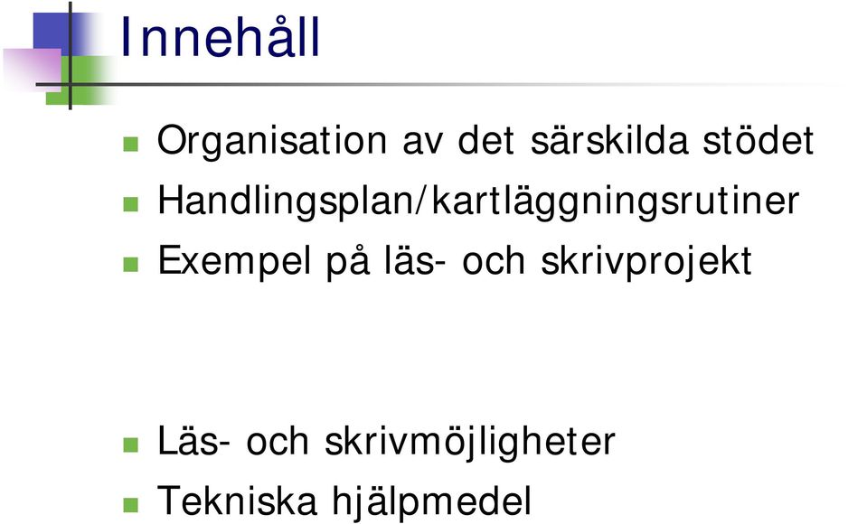 Handlingsplan/kartläggningsrutiner