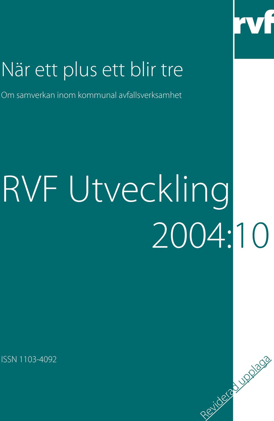 avfallsverksamhet RVF