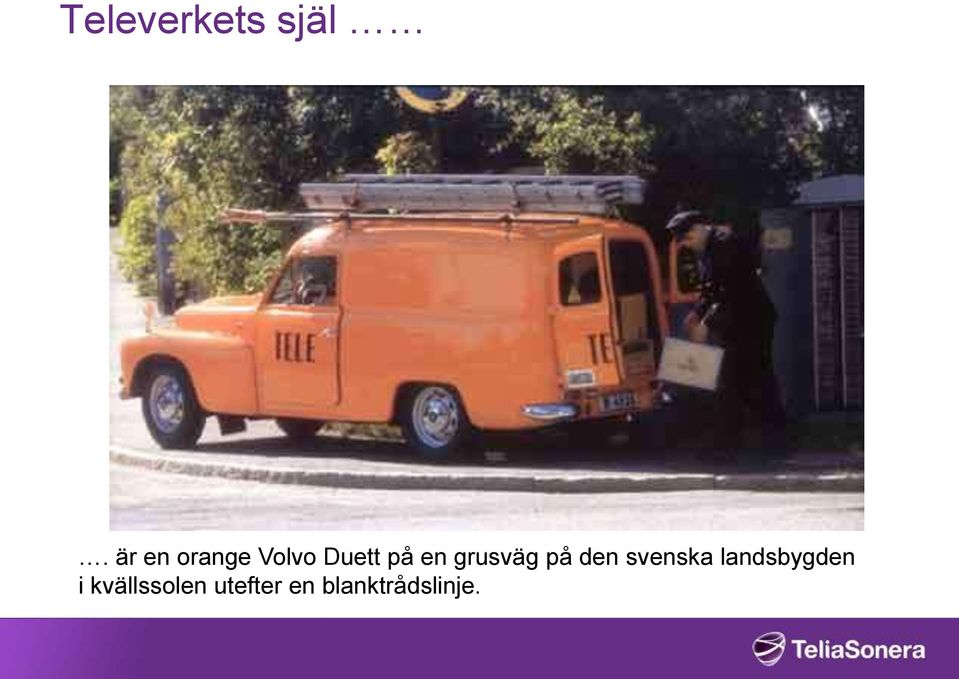 grusväg på den svenska