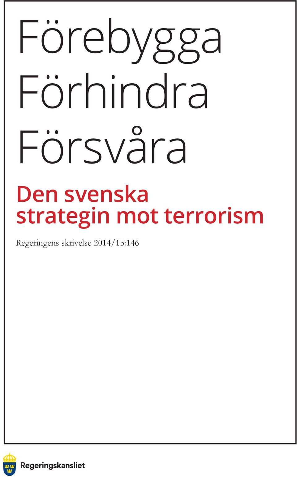 strategin mot terrorism