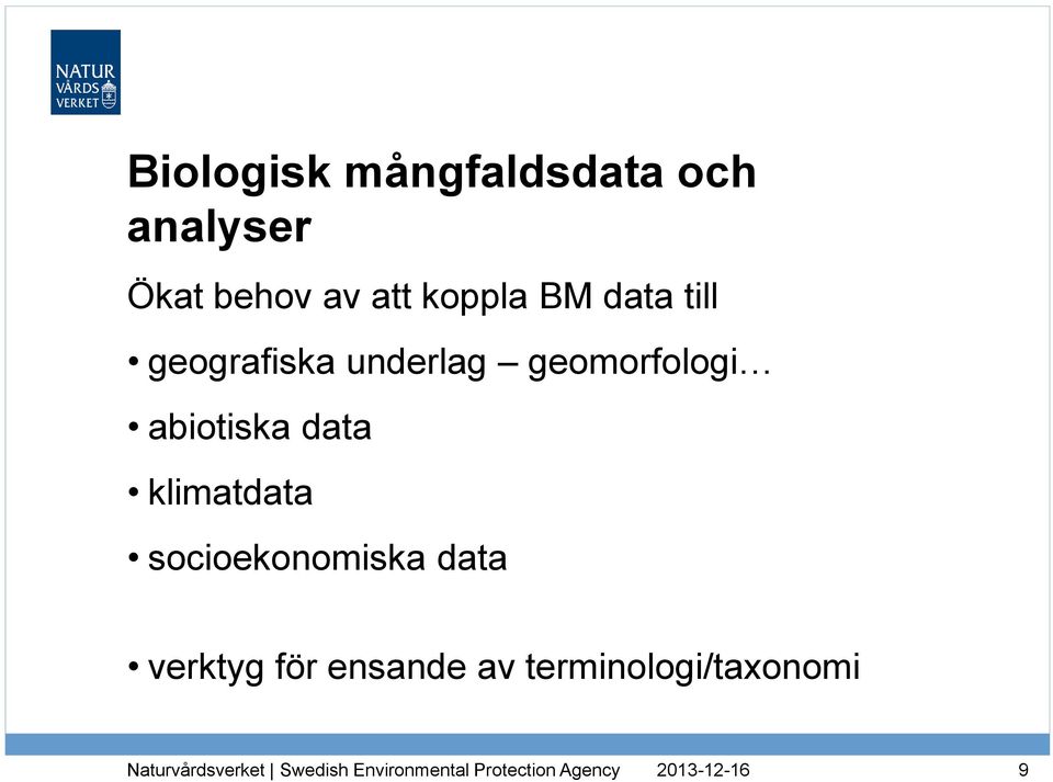 klimatdata socioekonomiska data verktyg för ensande av