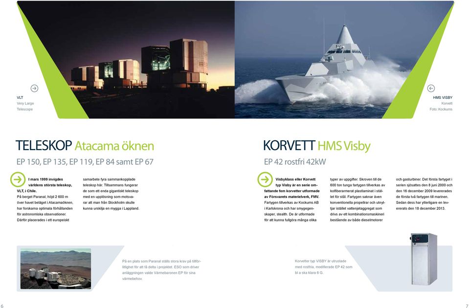 Tillsammans fungerar typ Visby är en serie om- 600 ton tunga fartygen tillverkas av serien sjösattes den 8 juni 2000 och VLT, i Chile.