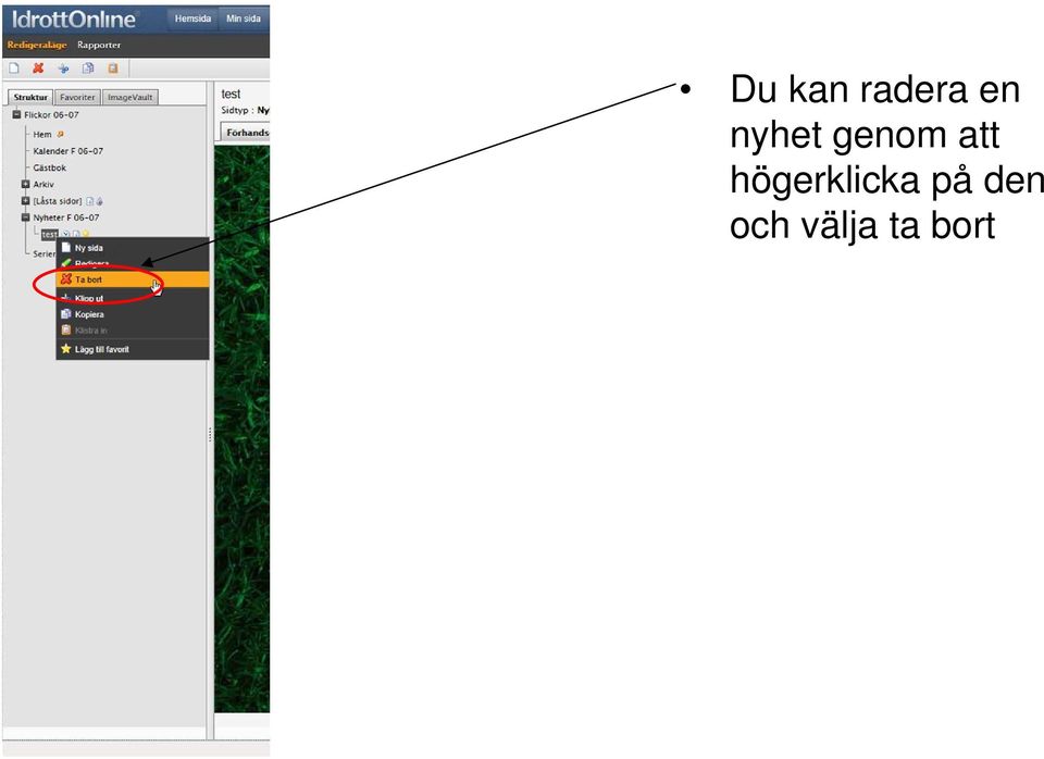 högerklicka på