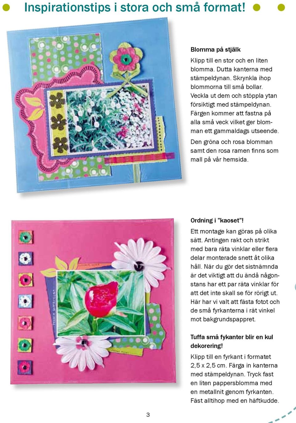 Blommor och fjärilar. Inspiration med härliga färger! - PDF Free ...