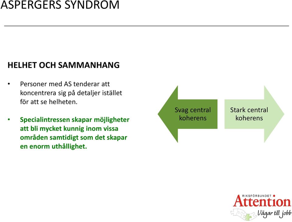 Specialintressen skapar möjligheter att bli mycket kunnig inom vissa