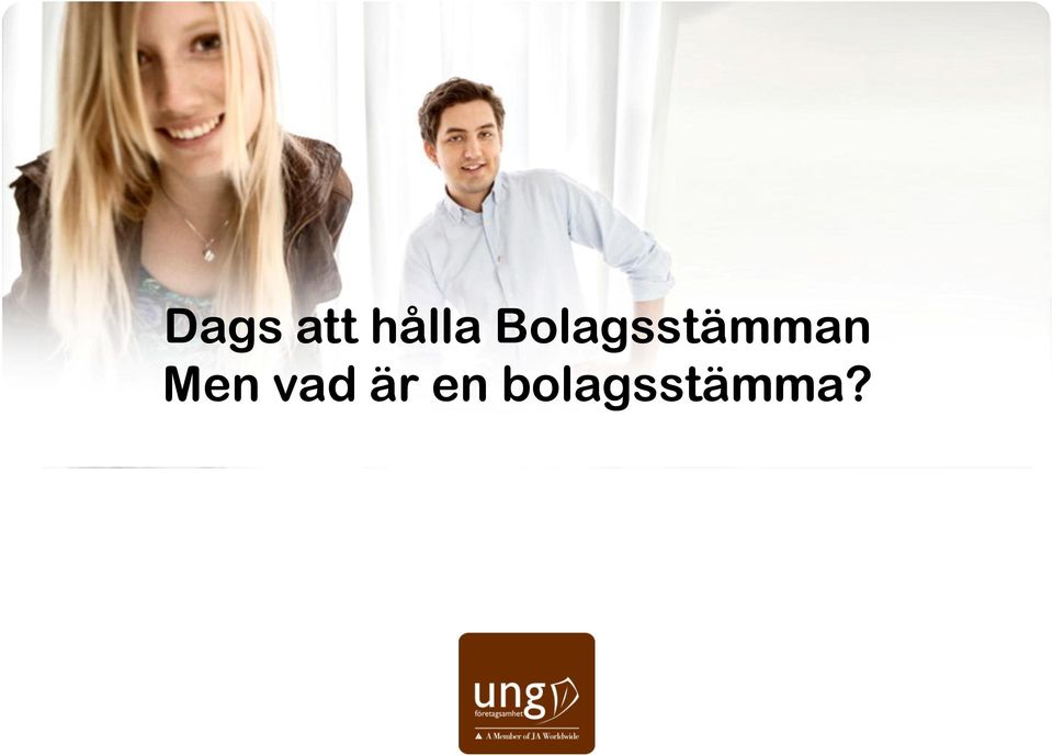 Bolagsstämman