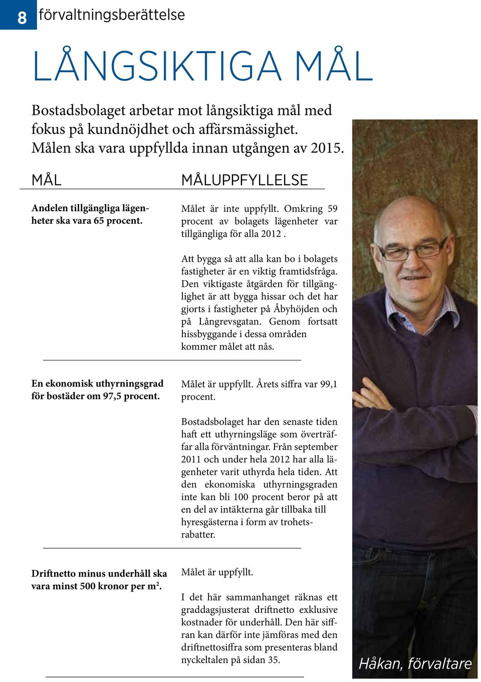 Att bygga så att alla kan bo i bolagets fastigheter är en viktig framtidsfråga.