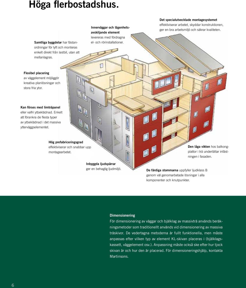 Det specialutvecklade montagesystemet effektiviserar arbetet, skyddar konstruktionen, ger en bra arbetsmiljö och säkrar kvaliteten.