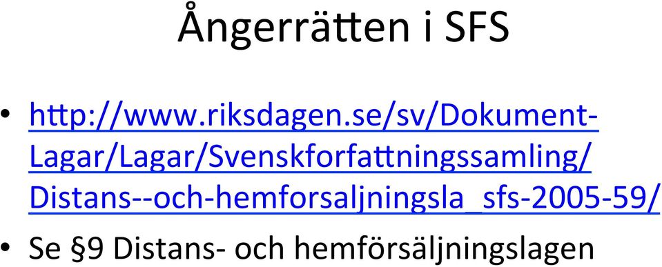 Lagar/Lagar/Svenskforfa3ningssamling/