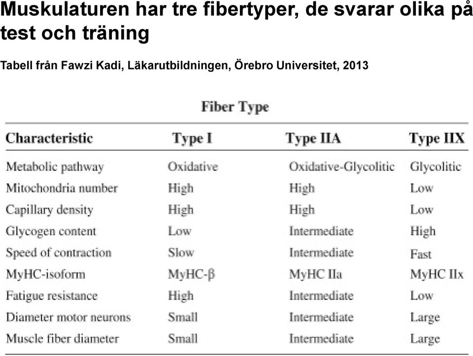 träning Tabell från Fawzi Kadi,