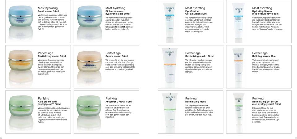 Most hydrating Rich cream med hyaluronic acid 50ml Vår koncentrerade fuktgivande creme för en torr hud.