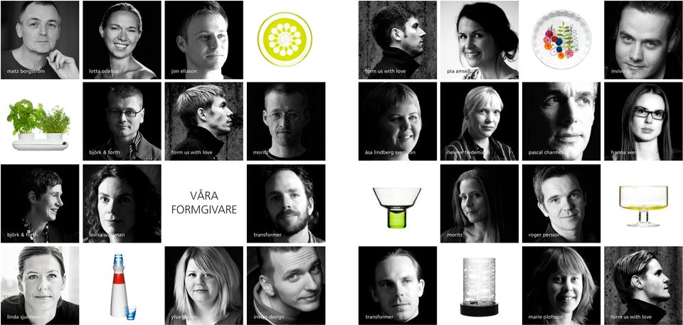 werning VÅRA DESIGNERS FORMGIVARE björk & forth lovisa wattman transformer moritz roger