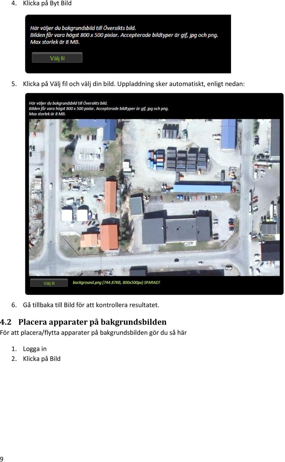 Gå tillbaka till Bild för att kontrollera resultatet. 4.