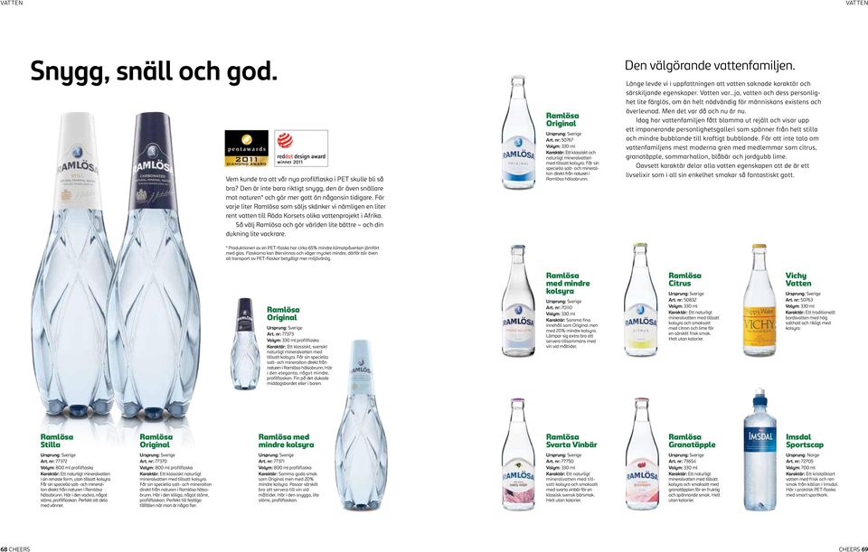 För varje liter som säljs skänker vi nämligen en liter rent vatten till Röda Korsets olika vattenprojekt i Afrika. Så välj och gör världen lite bättre och din dukning lite vackrare. Original Art.