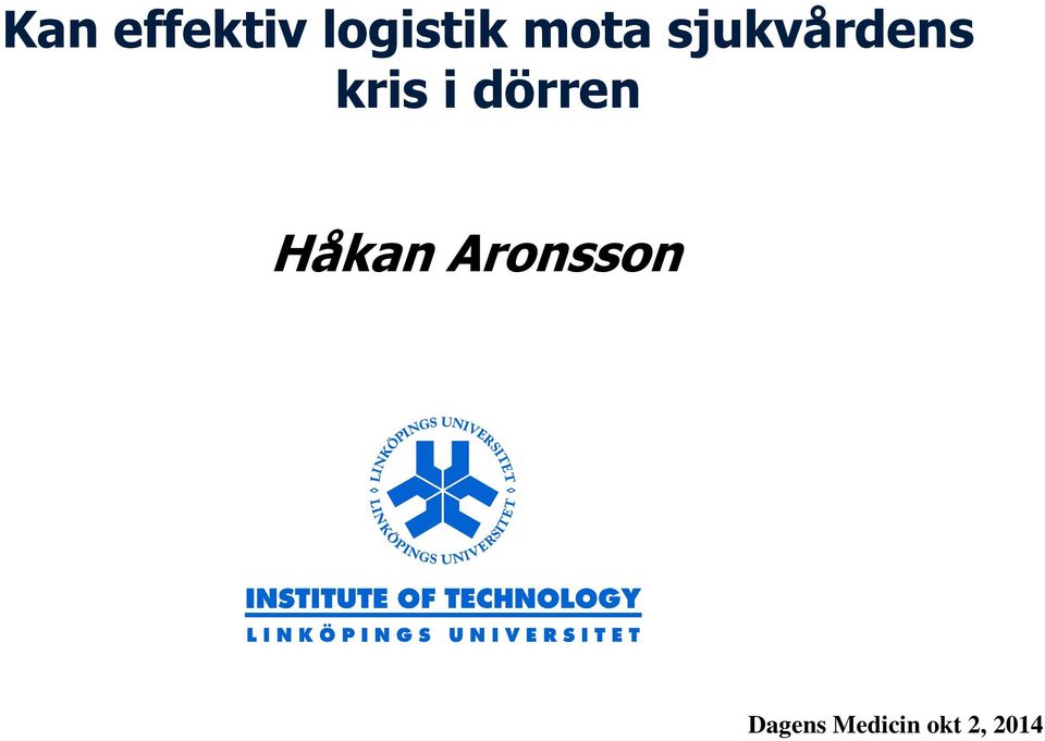 dörren Håkan Aronsson