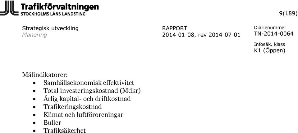 Årlig kapital- och driftkostnad
