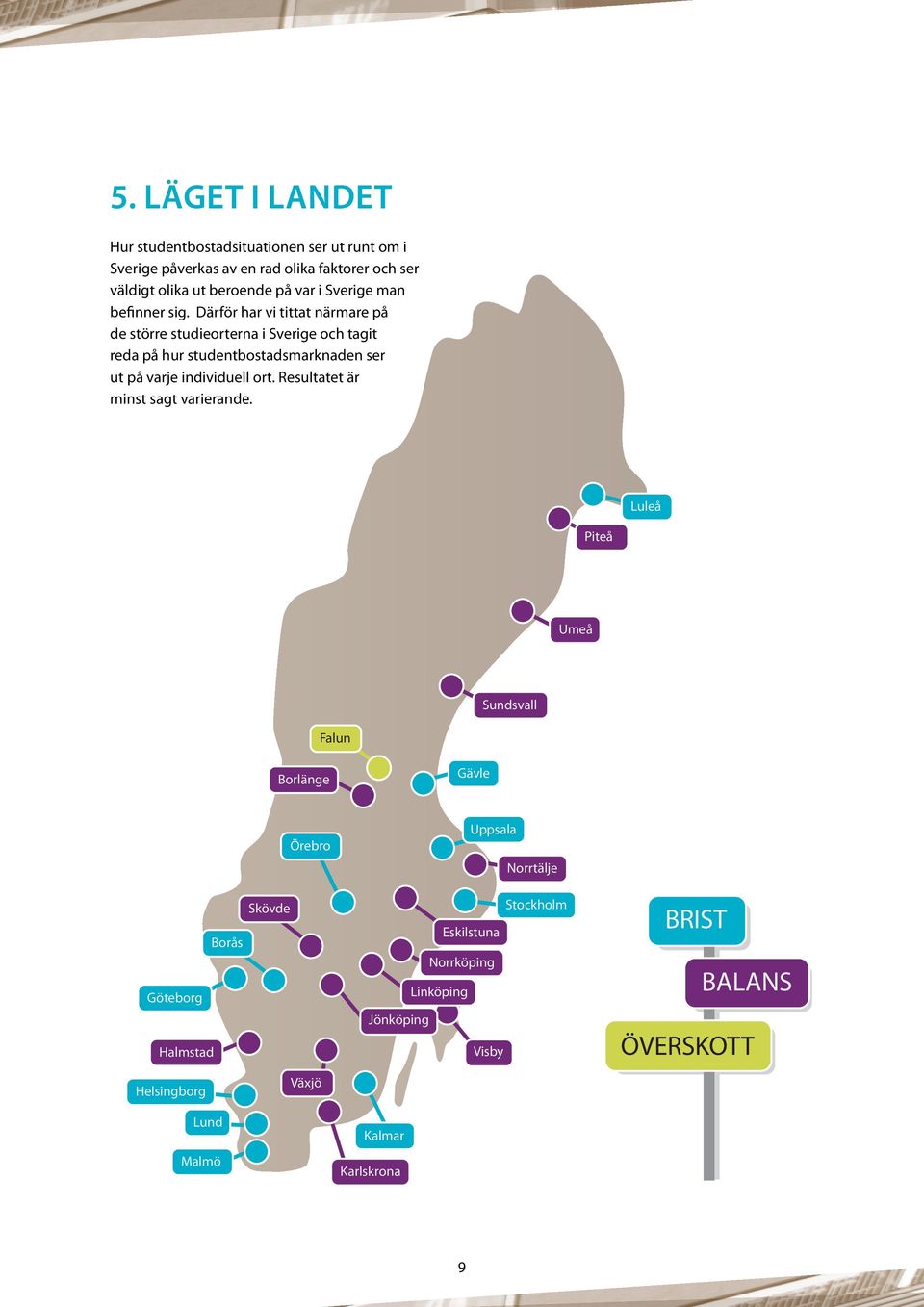 Därför har vi tittat närmare på de större studieorterna i Sverige och tagit reda på hur studentbostadsmarknaden ser ut på varje individuell ort.