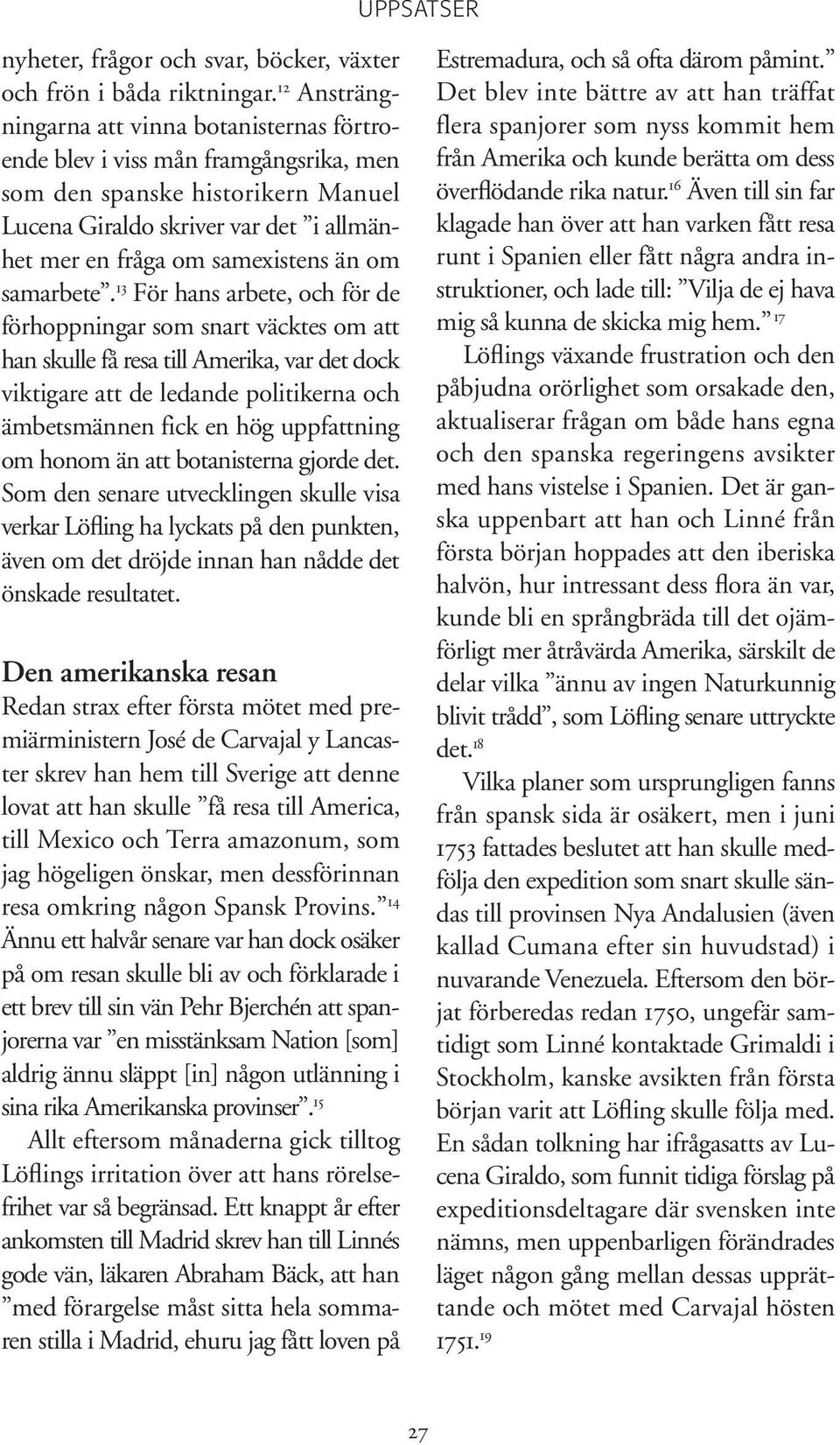 om samarbete.