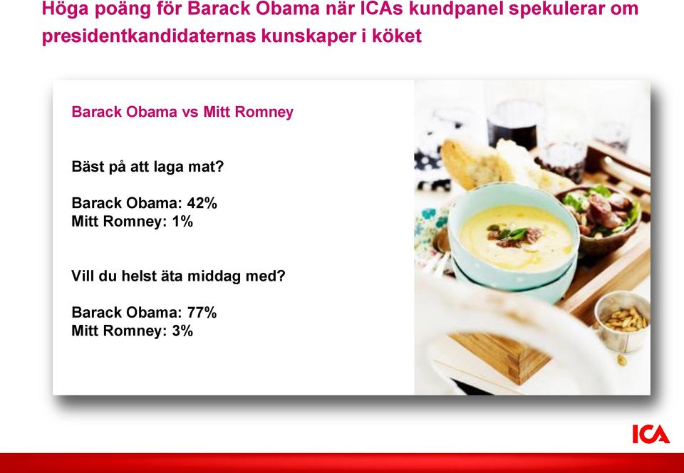 Romney Bäst på att laga mat?