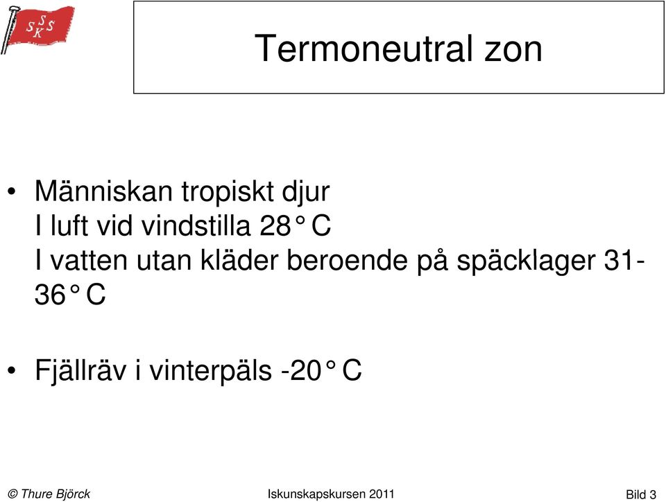 vatten utan kläder beroende på